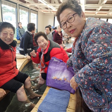 우울 예방 프로그램 진행(족욕 나…